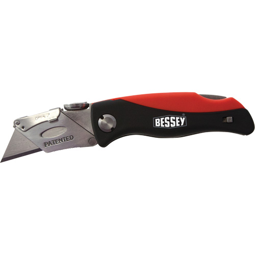 Couteau utilitaire pliant, 2-3/8" lame, poign&eacute;e en Plastique/Coussin&eacute;e PB Rental Co. Ltd.