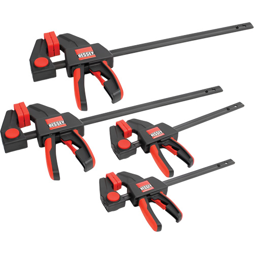 Ensemble de serre-joints &agrave; g&acirc;chette, moyen et grand formats (4 pi&egrave;ces), 12" (304,8 mm)/6" (152,4 mm) PB Rental Co. Ltd.