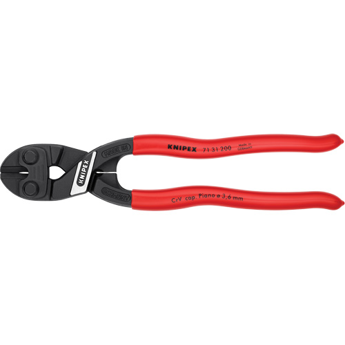 CoBolt&reg; High Leverage Compact Bolt Cutters with Notched Blade, 8" L, Center Cut PB Rental Co. Ltd.