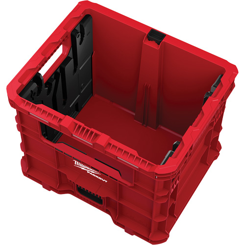 Bac distributeur de fils XL PACKOUT, 15-3/4" x 18-5/8" x 15", Noir/Rouge PB Rental Co. Ltd.