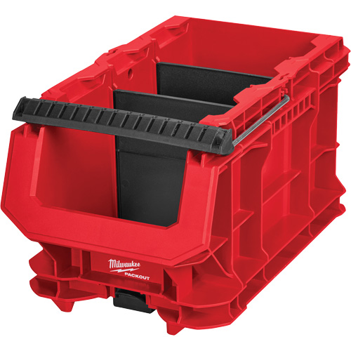 Bac compact PACKOUT, 15-1/2" x 9-1/2" x 8-3/4", Noir/Rouge PB Rental Co. Ltd.