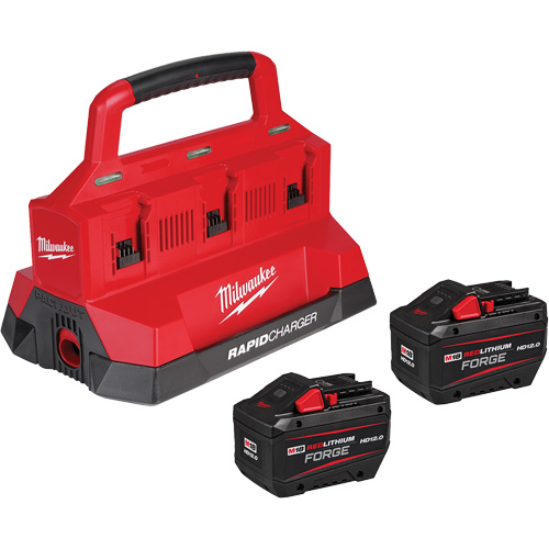 M18 Forge Starter Kit with 2 Batteries & 6-Bay Rapid Charger, Lithium-Ion, 18 V, 12 Ah PB Rental Co. Ltd.
