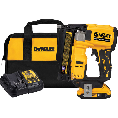 ATOMIC COMPACT SERIES Brushless Cordless 23 Ga. Pin Nailer Kit, 20 V, Lithium-Ion PB Rental Co. Ltd.