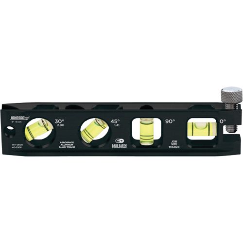 Billet Torpedo Level, 6" L, Aluminum, 4 Vials, Magnetic PB Rental Co. Ltd.