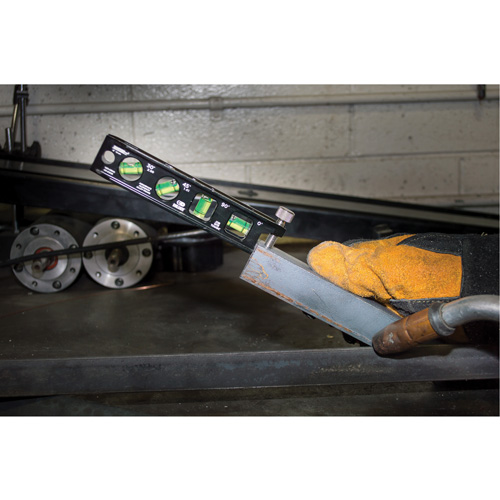 Billet Torpedo Level, 6" L, Aluminum, 4 Vials, Magnetic PB Rental Co. Ltd.