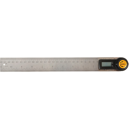Localisateur d'angle num&eacute;rique et r&egrave;gle, 11" lo, Acier inoxydable, Graduations de 1/32" PB Rental Co. Ltd.