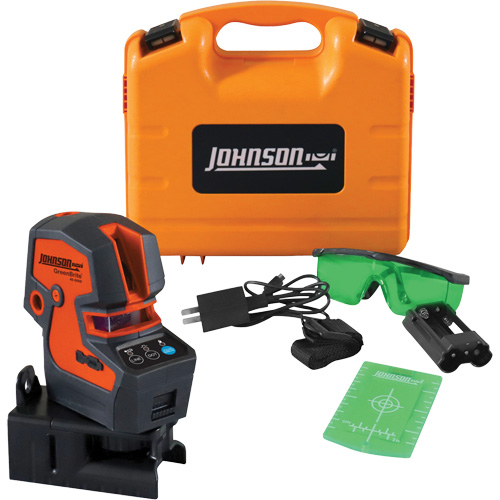 Laser combin&eacute; &agrave; nivellement automatique avec lignes crois&eacute;es vertes et 5 points PB Rental Co. Ltd.