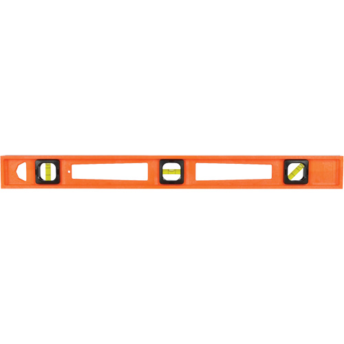 Niveau pour entrepreneurs Structo-Cast&reg; orange, Poutre en I, 2' lo, 3, Non magn&eacute;tique PB Rental Co. Ltd.