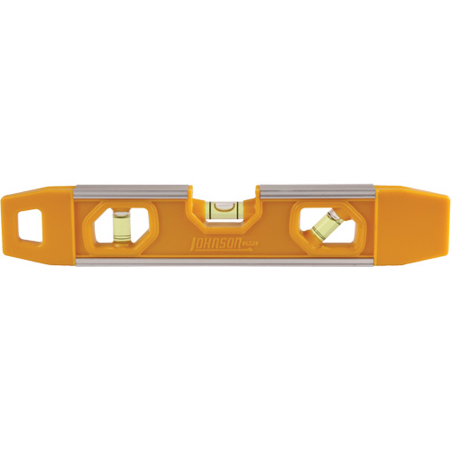 V-Groove Top-Read Torpedo Level, 9" L, Aluminum, 3 Vials, Magnetic PB Rental Co. Ltd.