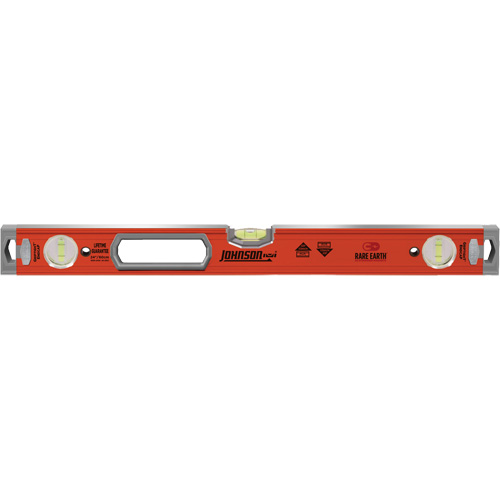 Heavy-Duty Box Level, Box, 2' L, Aluminum, 3, Magnetic PB Rental Co. Ltd.