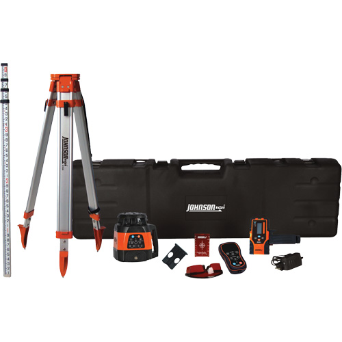 Syst&egrave;me laser rotatif horizontal/vertical &agrave; double pente &eacute;lectronique &agrave; nivellement automatique, 1500' (457.2 m), 635 N.m PB Rental Co. Ltd.