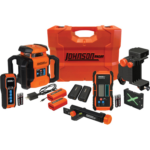 GreenBrite&reg; Dual Slope Rotary Laser Level Kit, 4000' (1219.2 m), 510 Nm/530 Nm PB Rental Co. Ltd.