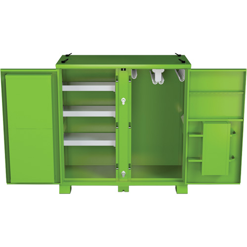 Onsite PPE Storage Cabinet, Steel, High-Visibility Lime Green PB Rental Co. Ltd.