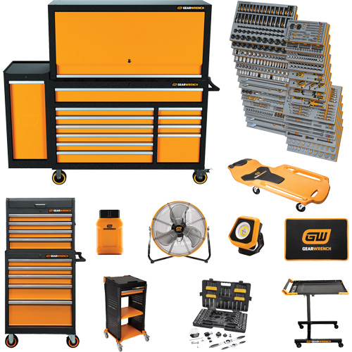 Jeu d'outils pour maître m&eacute;canicien MEGAMOD dans des plateaux en mousse modulaire de premi&egrave;re qualit&eacute; avec rangement pour les outils et l&eacute;quipement datelier, 1331 morcea PB Rental Co. Ltd.