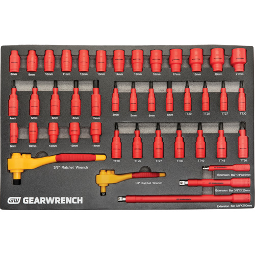 Jeu d'outils VDE isol&eacute;s, 1000 V, 72 M PB Rental Co. Ltd.