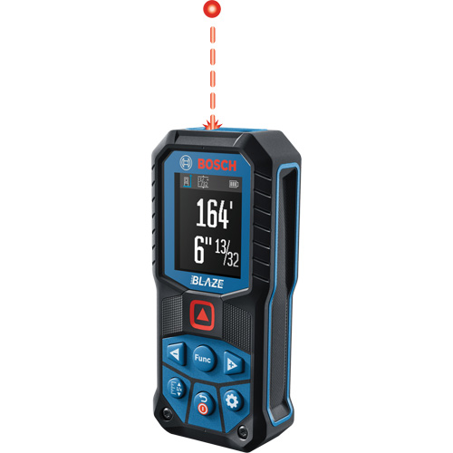 BLAZE Red Beam Laser Measure, 0' - 165' (0 m - 50.2 m) Range, Digital (Electronic) PB Rental Co. Ltd.