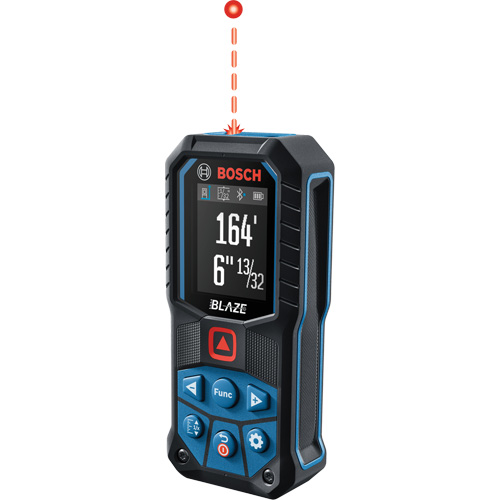 BLAZE Red Beam Laser Measure, 0' - 165' (0 m - 50.2 m) Range, Digital (Electronic) PB Rental Co. Ltd.