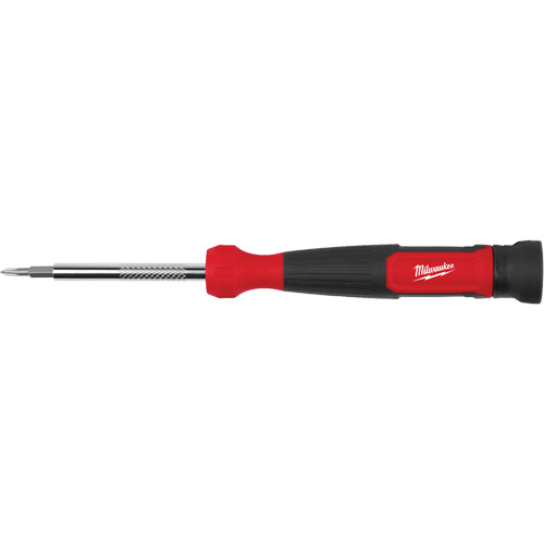 Tournevis de pr&eacute;cision 4-en-1 &agrave; embouts multiples avec porte-embout de 1/4", 5-3/4" lo, Prise Coussin&eacute;e PB Rental Co. Ltd.