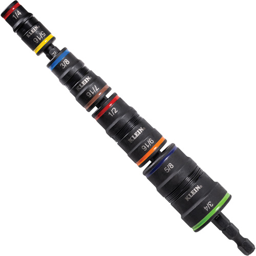 9-in-1 Flip Socket Set, 5 Pcs, Impact, 1/4" Drive Size, Short PB Rental Co. Ltd.