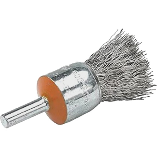 Brosses mont&eacute;es &agrave; fils cr&ecirc;p&eacute;s, 1/2", Fils 0,02", Tige 1/4" PB Rental Co. Ltd.
