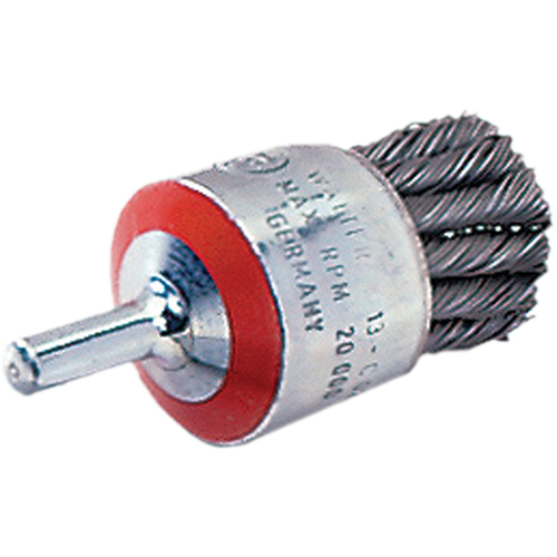 Mounted Knot-Twisted Wire Brush, 1-1/8" Dia., 0.02" Wire Dia., 1/4" Shank PB Rental Co. Ltd.