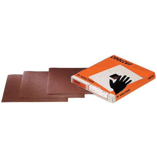 Papier abrasif manuel Coolcut, 9" x 11", Grain 40, Oxyde d'aluminium PB Rental Co. Ltd.