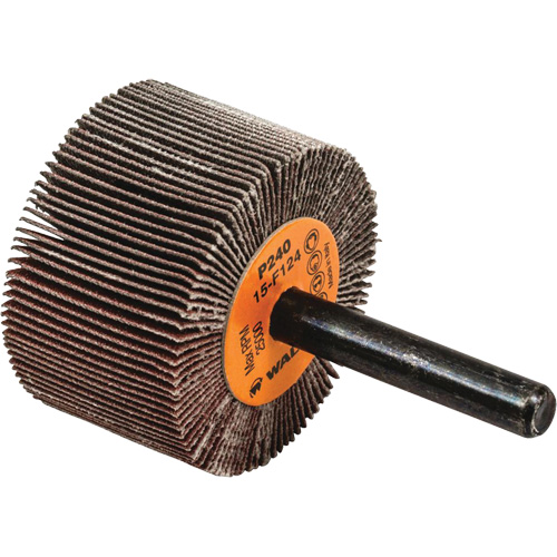 Flap Wheels-Coolcut Flap Wheels, Aluminum Oxide, 240 Grit, 1-1/2" x 1" x 1/4" PB Rental Co. Ltd.