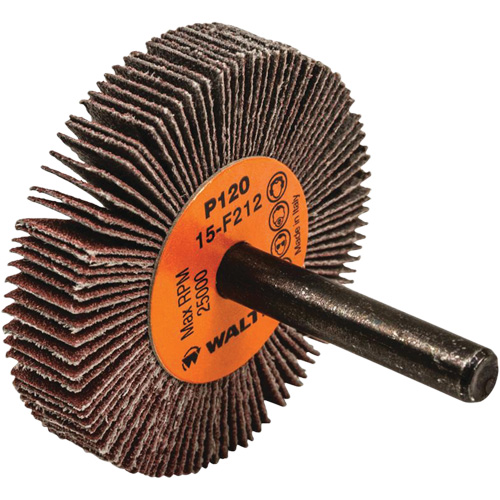 Flap Wheels-Coolcut Flap Wheels, Aluminum Oxide, 120 Grit, 2" x 3/8" x 1/4" PB Rental Co. Ltd.