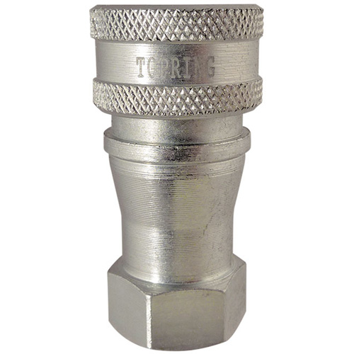 Hydraulic Quick Coupler - Steel Manual Coupler, Brass/Stainless Steel PB Rental Co. Ltd.