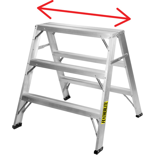 Chevalet de sciage industriel, 2' ha x 31,9375" la x 23,50" pr, Capacit&eacute; de 300 lb, Aluminium PB Rental Co. Ltd.
