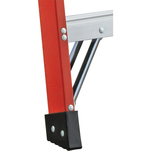 6600 AA Series Industrial Extra Heavy-Duty 2-Way Stepladders, Fibreglass, 375 lbs. Capacity, 4' PB Rental Co. Ltd.