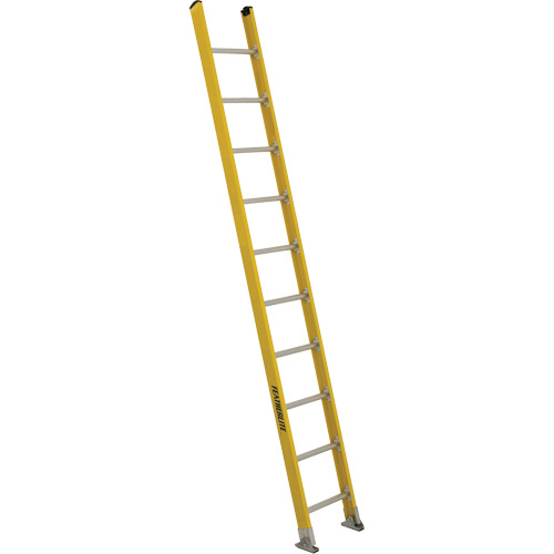 Industrial Extra Heavy-Duty Straight Ladders (5600 Series), 10', Fibreglass, 375 lbs., CSA Grade 1AA PB Rental Co. Ltd.
