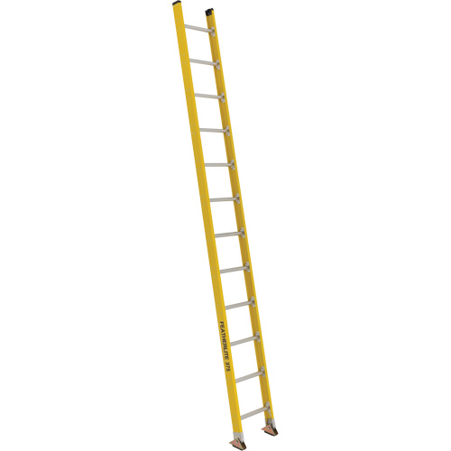 Industrial Extra Heavy-Duty Straight Ladders (5600 Series), 12', Fibreglass, 375 lbs., CSA Grade 1AA PB Rental Co. Ltd.