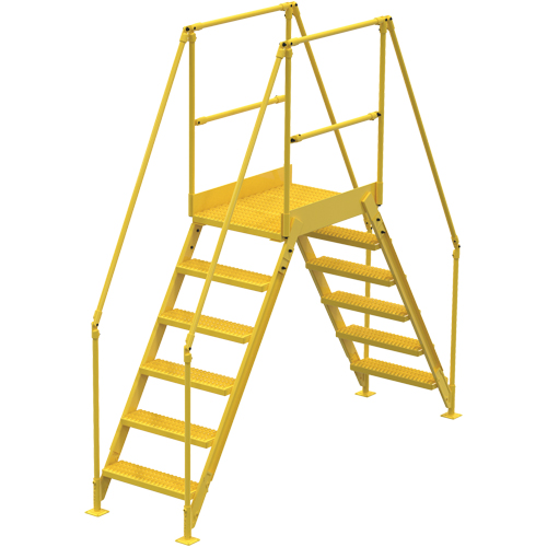 Crossover Ladder, 104" Overall Span, 60" H x 36" D, 24" Step Width PB Rental Co. Ltd.