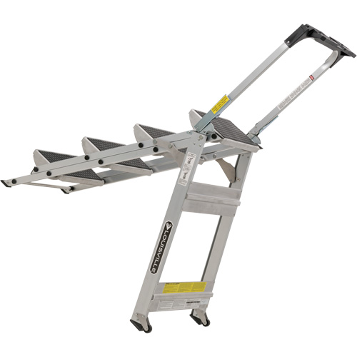 &eacute;chelle escabeau avec roues pivotantes, 4 marches, 44,25" x 22,13" x Hauteur 59" PB Rental Co. Ltd.