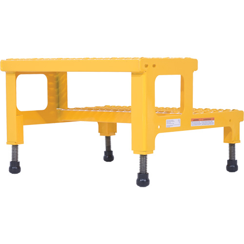 Plate-forme ajustable Step-Mate, 2 marche(s), 23-13/16" la x 22-7/8" lo x 15-1/4" h, Capacit&eacute; 500 lb PB Rental Co. Ltd.