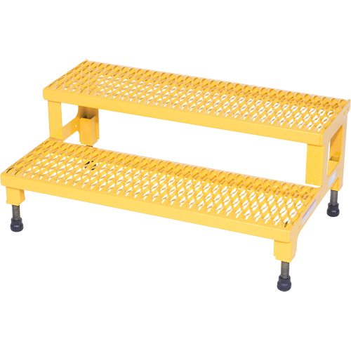 Adjustable Step-Mate Stand, 2 Step(s), 36-3/16" W x 22-7/8" L x 15-1/4" H, 500 lbs. Capacity PB Rental Co. Ltd.