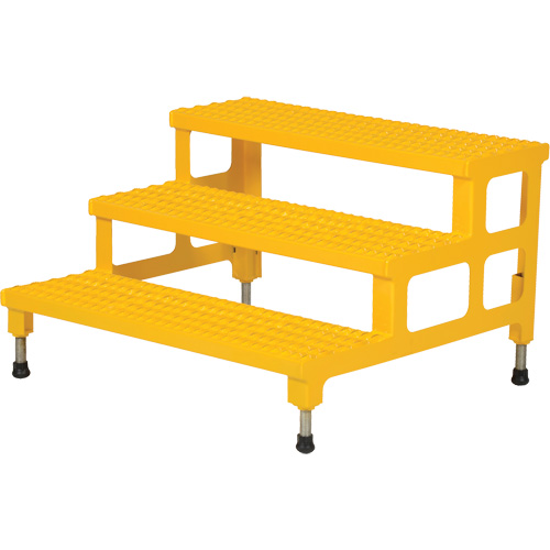 Plate-forme ajustable Step-Mate, 3 marche(s), 36-3/16" la x 33-7/8" lo x 22-1/4" h, Capacit&eacute; 500 lb PB Rental Co. Ltd.