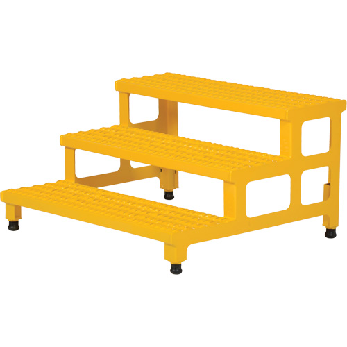 Plate-forme ajustable Step-Mate, 3 marche(s), 36-3/16" la x 33-7/8" lo x 22-1/4" h, Capacit&eacute; 500 lb PB Rental Co. Ltd.