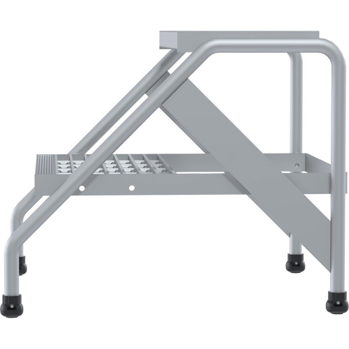 Aluminum Step Stand, 2 Step(s), 22-13/16" W x 24-9/16" L x 20" H, 500 lbs. Capacity PB Rental Co. Ltd.