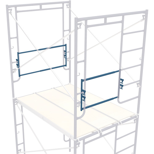 Adjustable End-Stop Scaffolding Guardrail, Guard Rail, 21" H PB Rental Co. Ltd.