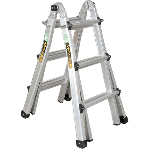 Telescoping Multi-Position Ladder, 2.916' - 9.75', Aluminum, 300 lbs., CSA Grade 1A PB Rental Co. Ltd.