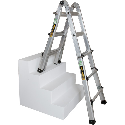 Telescoping Multi-Position Ladder, 2.916' - 9.75', Aluminum, 300 lbs., CSA Grade 1A PB Rental Co. Ltd.