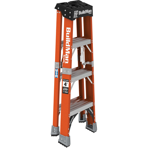 Step Ladder, 4', Fibreglass, 375 lbs. Capacity, Type 1AA PB Rental Co. Ltd.