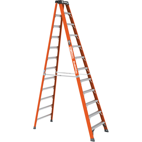 Escabeau, 12', Fibre de verre, Capacit&eacute; 375 lb, Type 1AA PB Rental Co. Ltd.