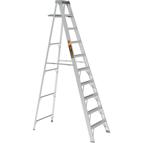 Step Ladder with Paint Tray, 10', Aluminum, 225 lbs. Capacity, Type 2 PB Rental Co. Ltd.