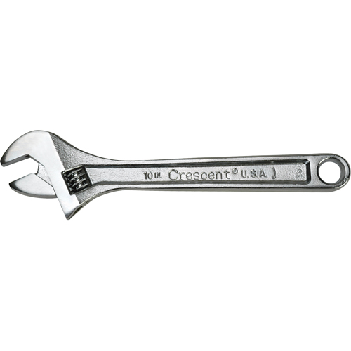 Crescent Adjustable Wrenches, 10" L, 1-5/16" Max Width, Chrome PB Rental Co. Ltd.
