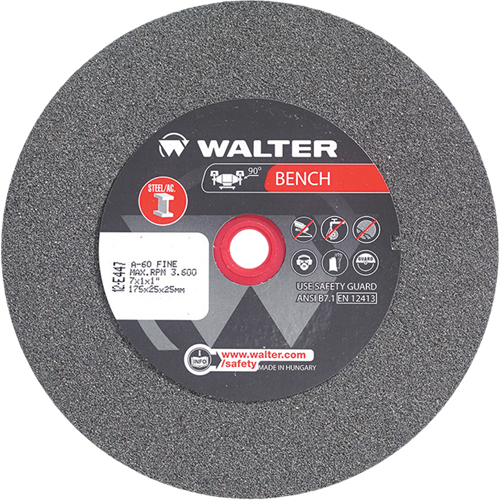 Bench Grinding Wheels, 7" x 1", 1" Arbor, 1 PB Rental Co. Ltd.