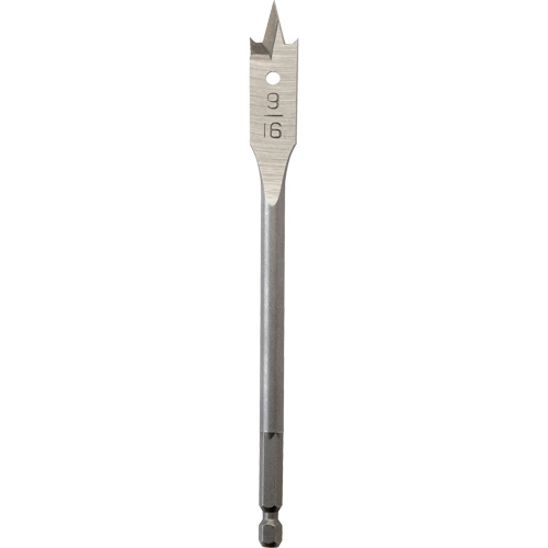 M&egrave;che plate, Diam&egrave;tre de 9/16", Tige 1/4" hex, Longeur de 6" PB Rental Co. Ltd.