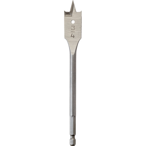 M&egrave;che plate, Diam&egrave;tre de 3/4", Tige 1/4" hex, Longeur de 6" PB Rental Co. Ltd.
